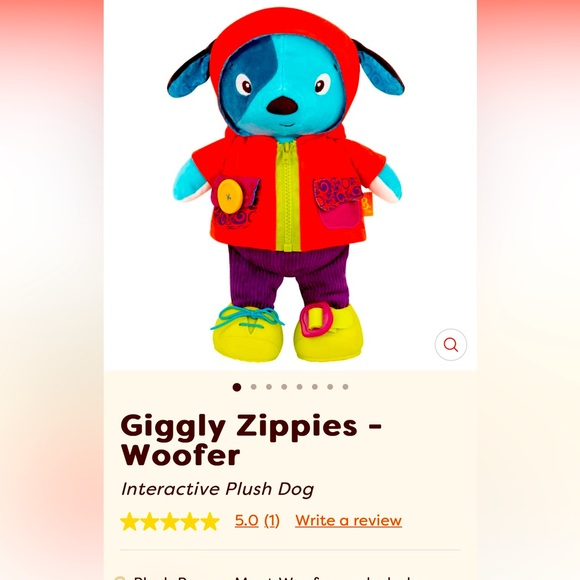B toys giggly woofer - Picture 1 of 3